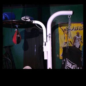 Punching bag stand